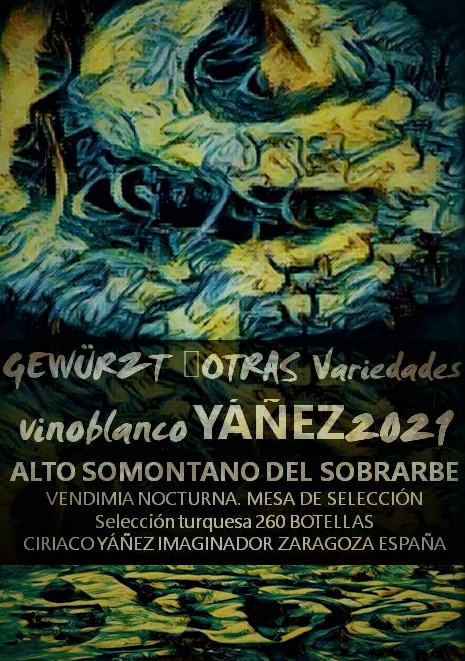 vino blanco YÁÑEZ DO SOMONTANO  gEWURTRAMINER+OTRAS  2021