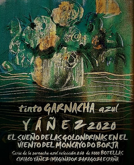 vino tinto YÁÑEZ DO BORJA  2020 garnacha azul