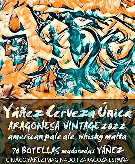 cerveza Yáñez vintage 2022 American pale ale whisky malta