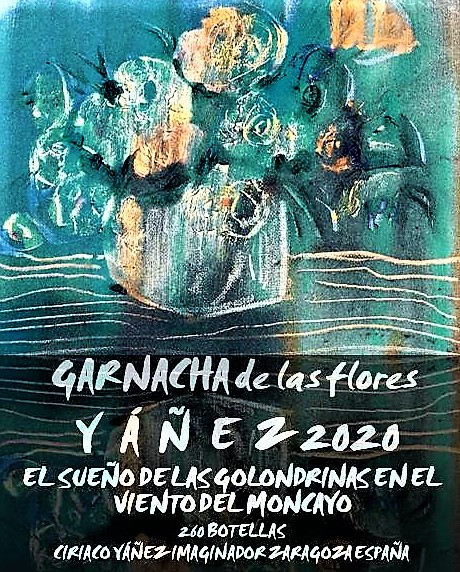 vino tinto YÁÑEZ DO BORJA  2020 garnacha de las flores