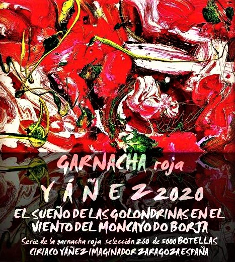 vino tinto YÁÑEZ DO BORJA  2020 garnacha roja