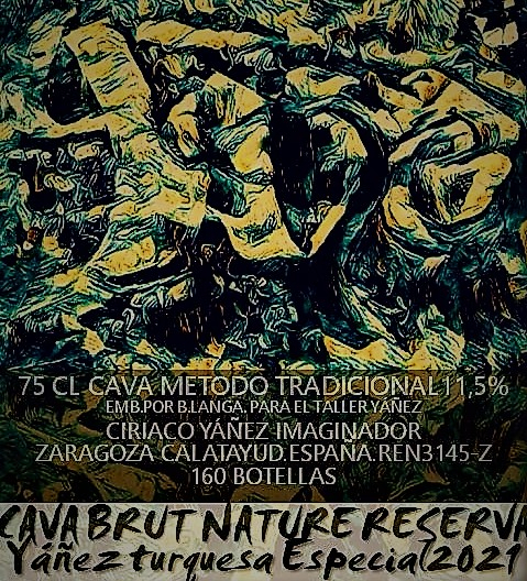 cava do Yáñez método tradicional brut nature turquesa reserva especial 2021