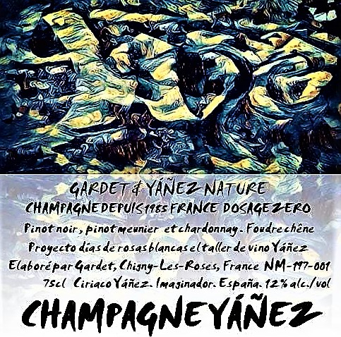 champagne Gardet&Yáñez extra  brut  nature dosage zero