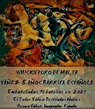 whisky Yáñez puro de Malta 8 años barrica Española
