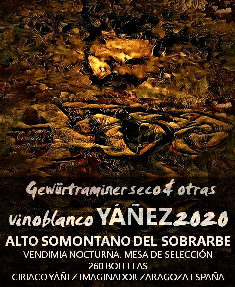 vino blanco YÁÑEZ DO SOMONTANO  gEWURTRAMINER SECO +OTRAS  2020