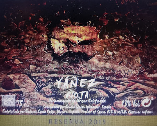 vino tinto YÁÑEZ DO RIOJA  reserva 2015
