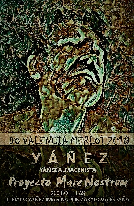 vino tinto YÁÑEZ DO Valencia mare nostrum 2018 merlot