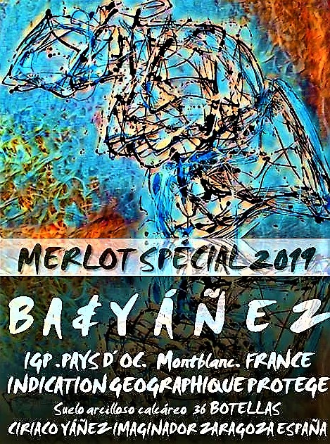 vino tinto YÁÑEZ DOC Montblanc merlot 2019 magnum