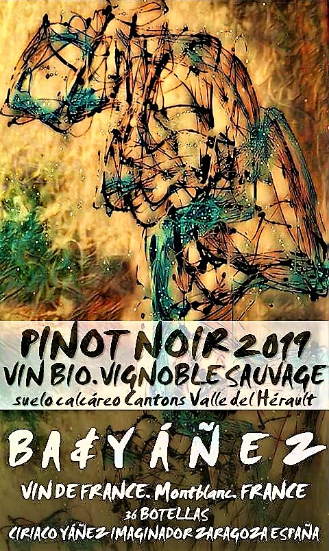 vino tinto YÁÑEZ DOC Montblanc bio vignoble sauvage 2019  magnum