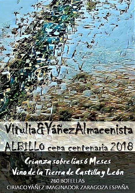 vino blanco YÁÑEZ VT CASTILLA LEON albillo cepa centenaria 2018