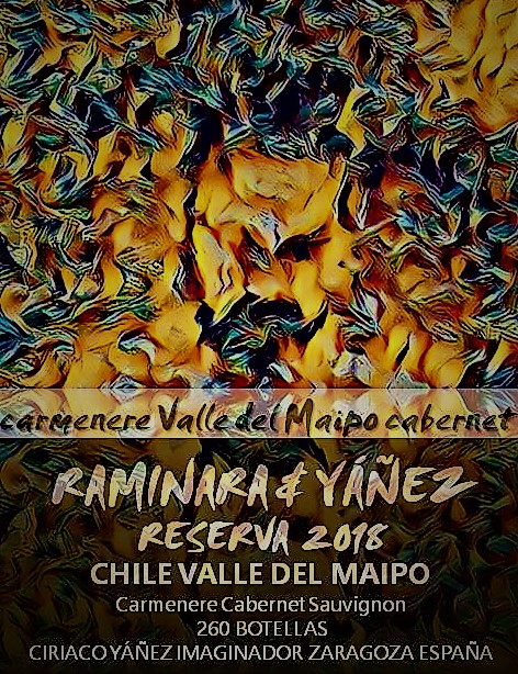vino YÁÑEZ almacenista CHILE VALLE DEL MAIPO carmenere reserva 2018