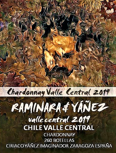 vino YÁÑEZ almacenista  CHILE Chardonnay VALLE CENTRAL 2019