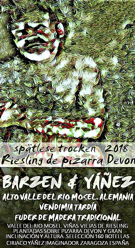 vino blanco YÁÑEZ Alemania Mosel riesling vendimia tardía pizarra splatese trocken2018