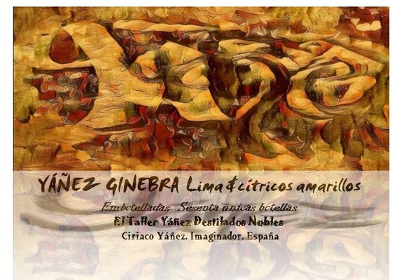Ginebra Yáñez  lima seca &cítricos amarillos nº3 decantador