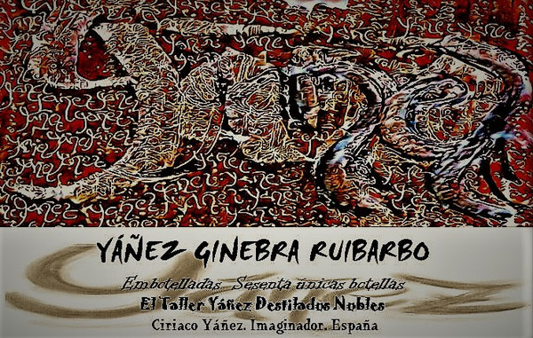 Ginebra Yáñez ginebra ruibarbo decantador