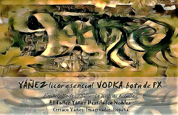 vodka Yáñez licor esencial vodka PX
