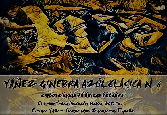 Ginebra YÁÑEZ azúl clásica nº6 decantador