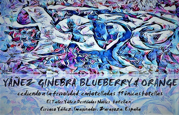 Ginebra YÁÑEZ blueberry & orange decantador